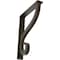 Ekena Millwork Ashford Triple, Wrought Iron Bracket, (Triple center brace), Antiqued Pale Gold 2"W  x 10"D x 12"H BKTM02X10X12TASAPG - alternate 1